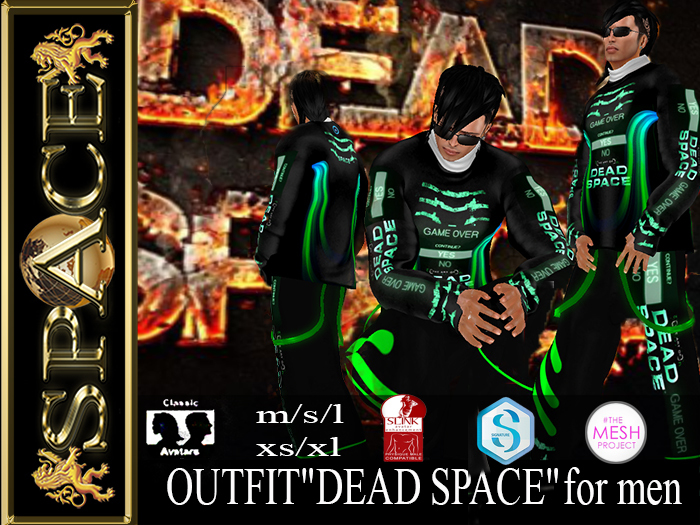OUTFIT '"DEAD SPACE"for men
