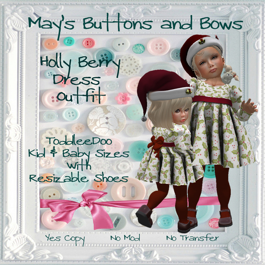 MBB * Holly Berry Dress Outfit (K&B)