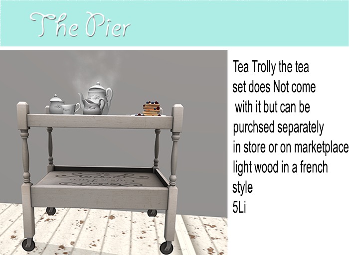 Tea Trolly shabby chic *