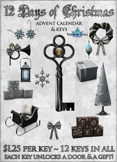 Trompe Loeil - Advent Key (12)