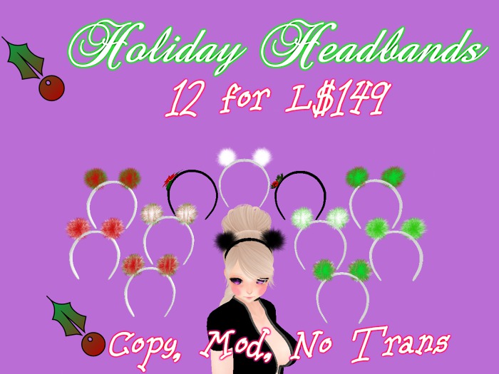 {P&C} Holiday Headbands