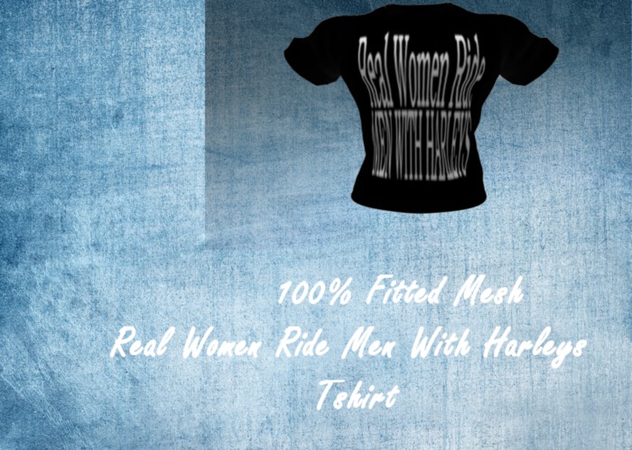 Aesthetic Real Women Ride Men With Harleys Tshirt