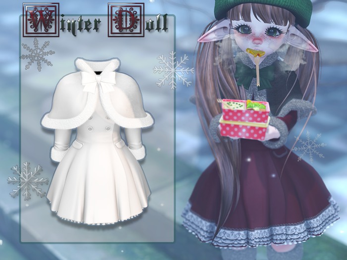 {MB} Kemono Winter Doll - Snow