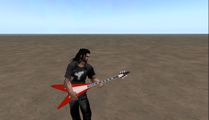 Back In Black Angus Guitar