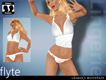 FLYTE Silky White Camisole Lingerie Set