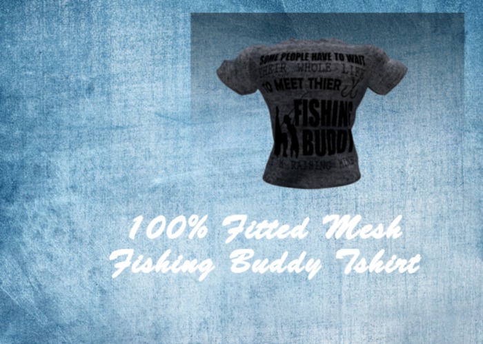 Fitted Mesh Fishing Buddy Tshirt