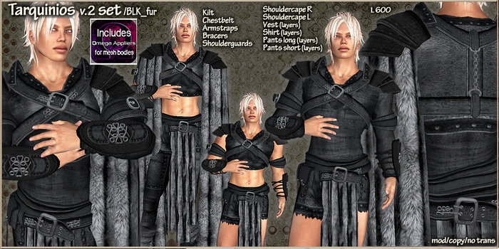 Tarquinios v.2 Set T.E.D./BLK_fur