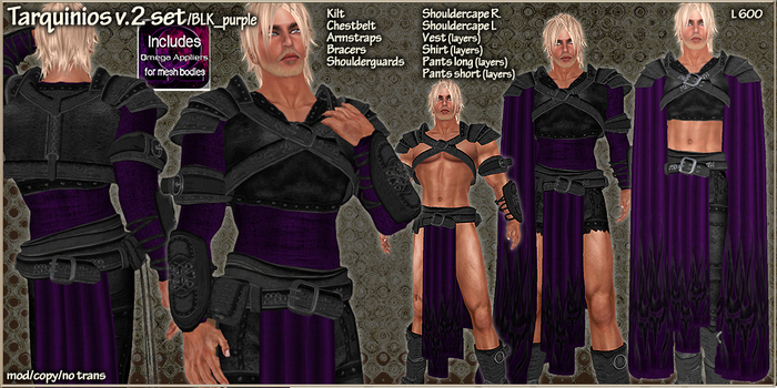 Tarquinios v.2 Set T.E.D./BLK_purp