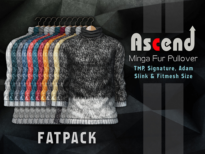 //Ascend// Minga Fur Pullover - FATPACK [ADD ME]