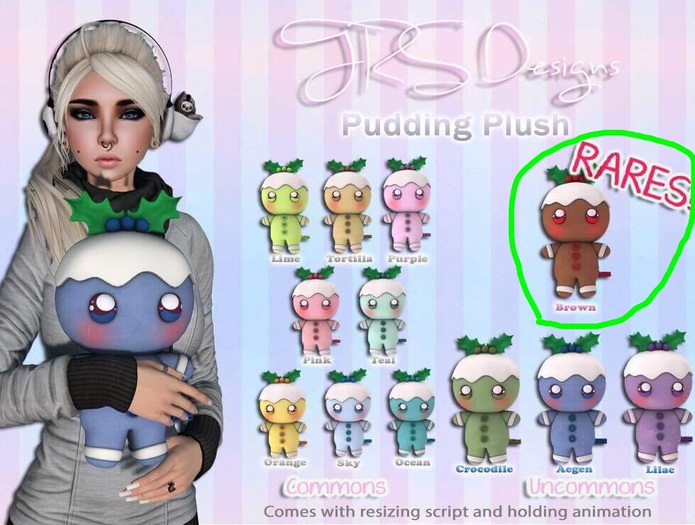 Pudding Plush Rare Brown