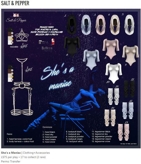 S&P she's a maniac body cream Freya (rez to unpack)