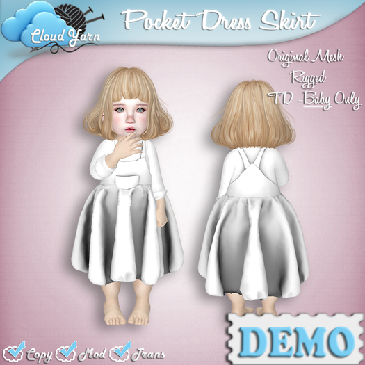 {CY} Pocket Dress Skirt Full Perms DEMO