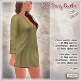 [V/W] Off Duty Outfit Pale Green - Classic & Mesh Avatar Medieval Fantasy Tunic & Leggins