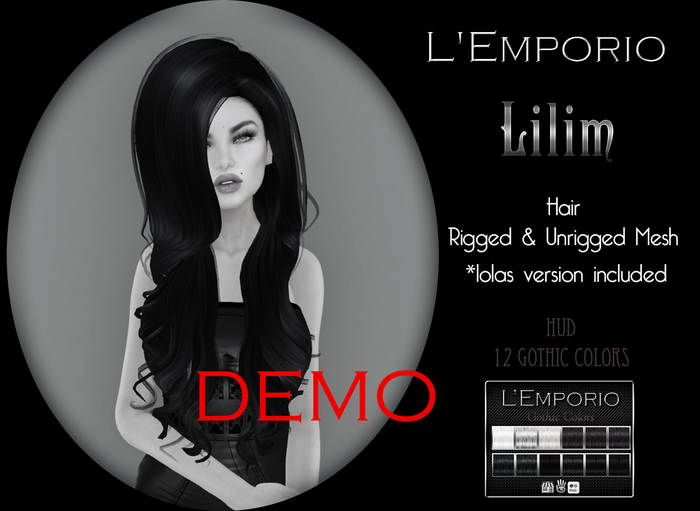 D*E*M*O* L'Emporio ::*Lilim*:: Hair Gothic Colors
