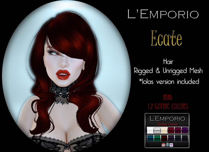 L'Emporio ::*Ecate*:: Hair Gothic colors   (Boxed)