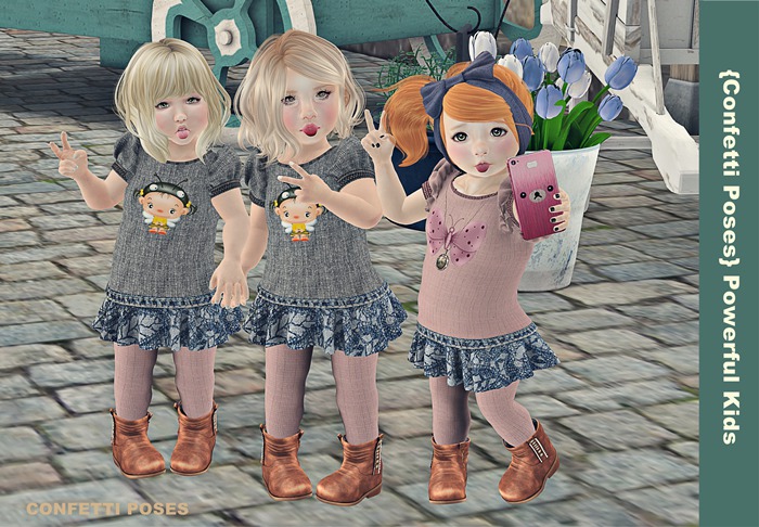 {Confetti Poses} Powerful Kids