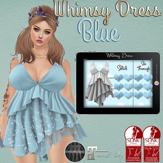 ::LL:: Whimsy Dress Blue {Boxed} 