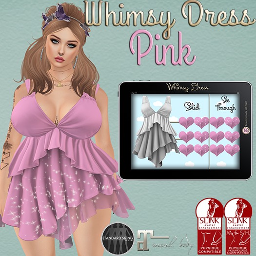 ::LL:: Whimsy Dress Pink {Boxed}