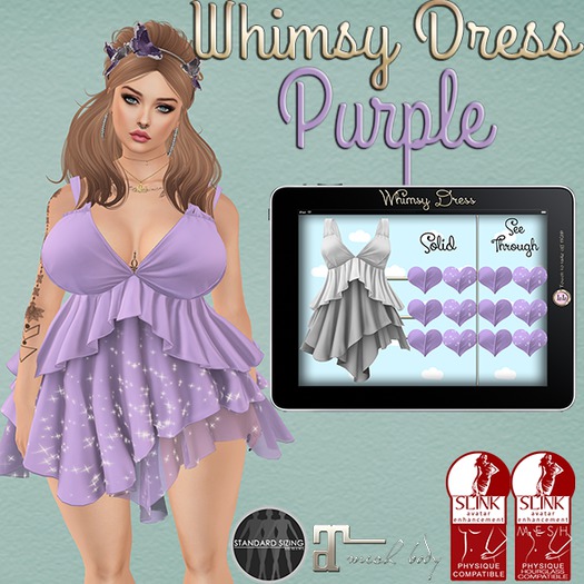 ::LL:: Whimsy Dress Purple {Boxed}