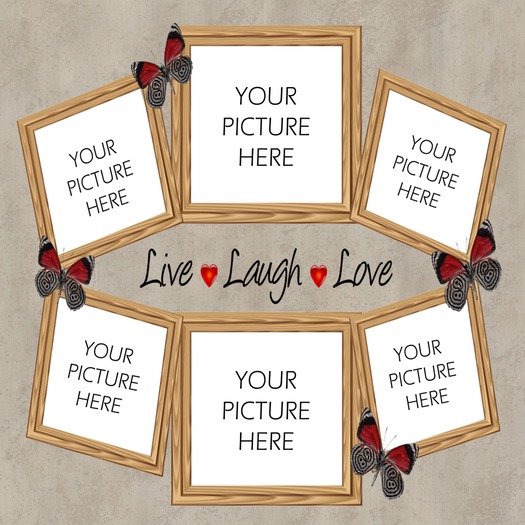 Second Life Marketplace Live, Laugh, Love Picture Frame