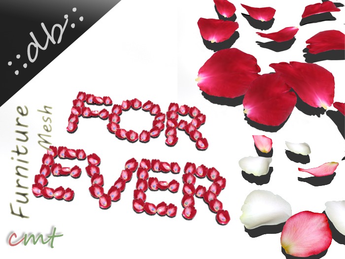 ::db:: Mesh For Ever Rose Petals Red