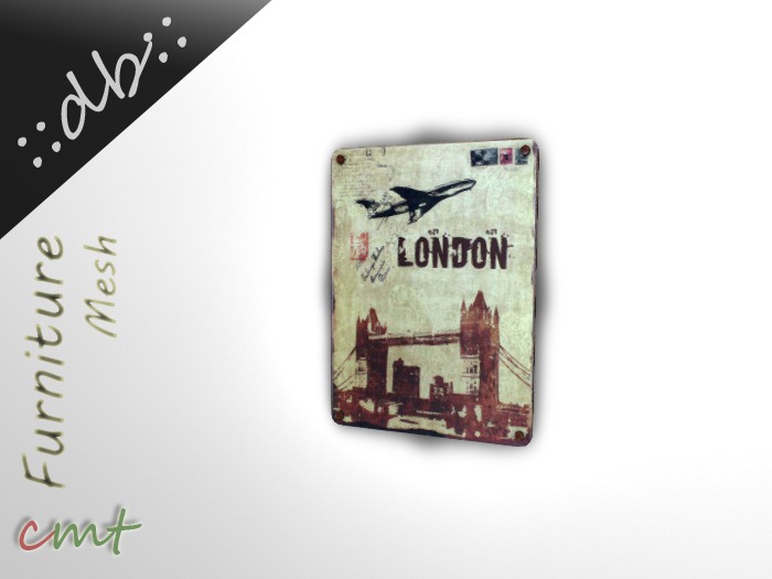 ::db:: Rusted Mesh Metal Sign Tower Bridge