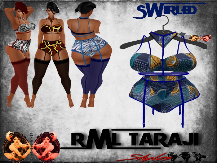 RML TARAJI SWIRLED---ALL SIZES