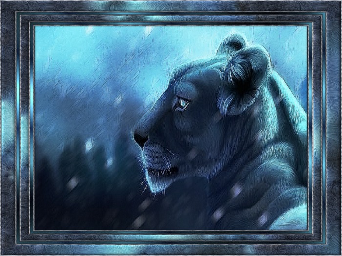 Artistry by Alex - Winter Lioness