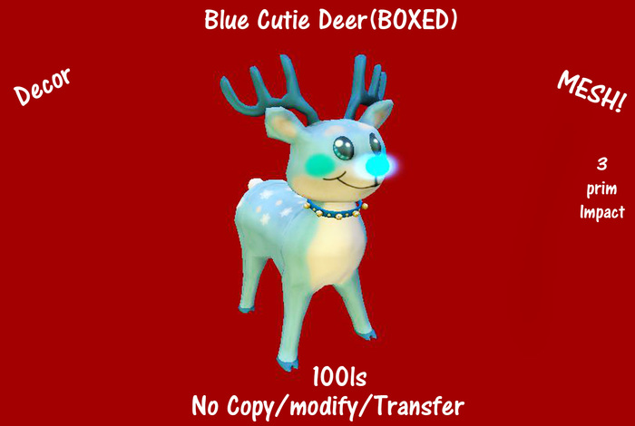 Blue Cutie Deer(BOXED)