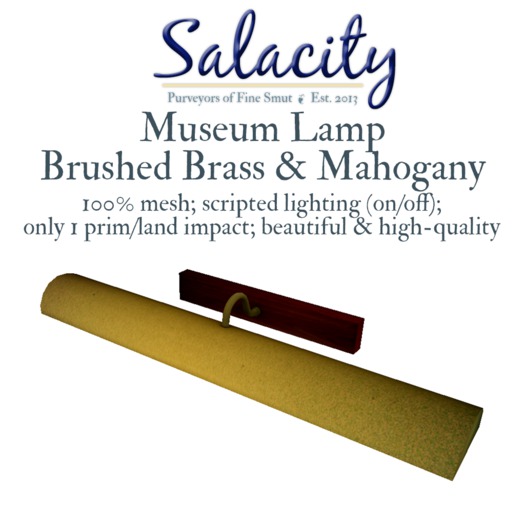 Salacity- Museum Lamp