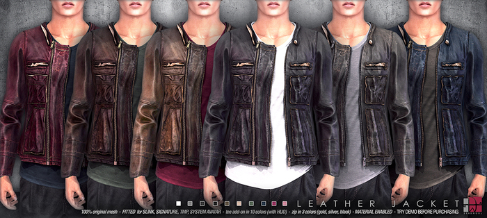 [Deadwool] Leather jacket - DEMO
