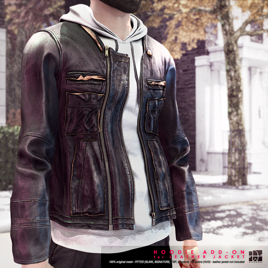 [Deadwool] Leather jacket - hoodie add-on