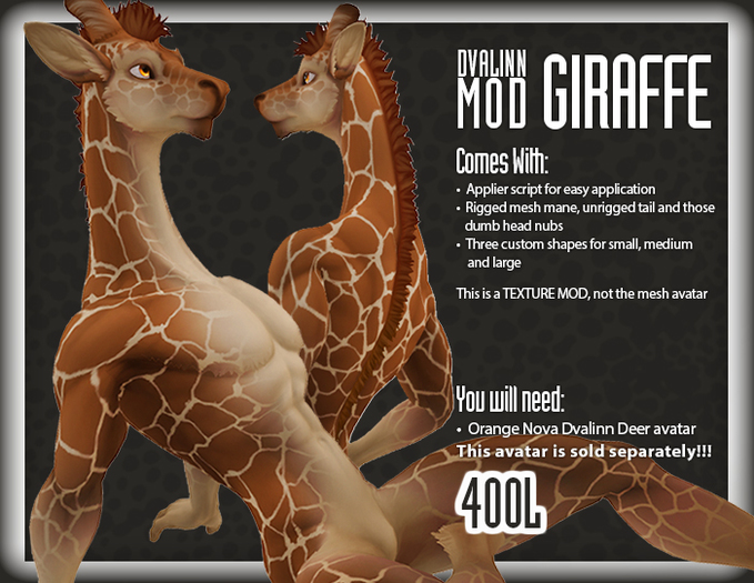 ::Static:: Dvalinn Giraffe - Somali