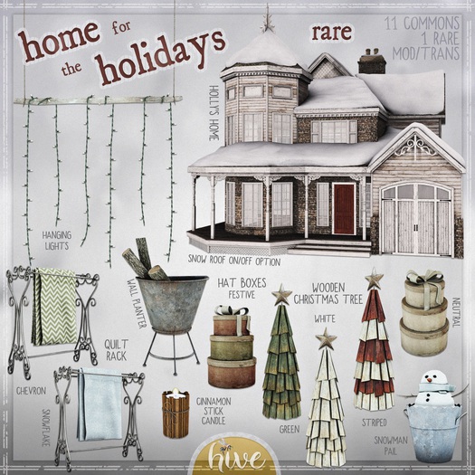 hive // holly's hat boxes [festive]