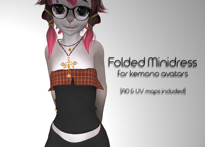 Kemono Folded Minidress