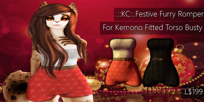 .::KC::.Festive Furry Romper