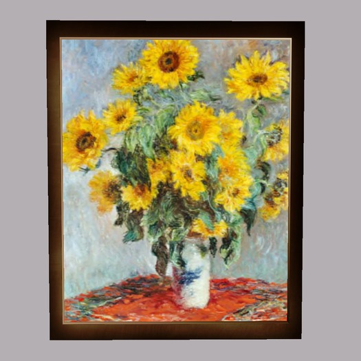WALL ART - GIRASSOIS - MONET