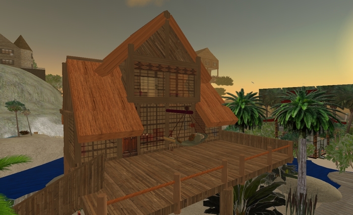 Asian Long House light wood