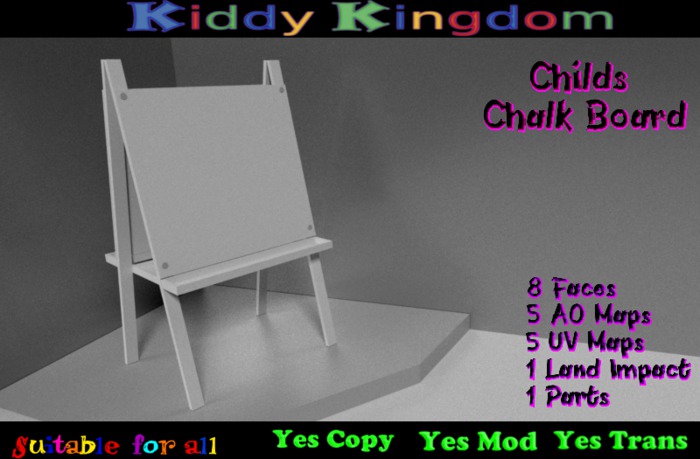 (KK) Childs Chalk Board