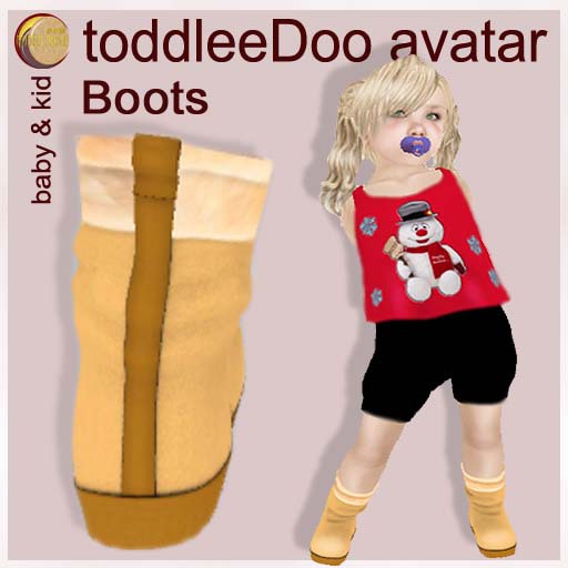 ToddleeDoo Beige boots <box>