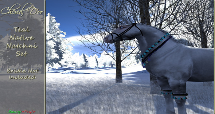 Cheval D'or - Teal Native Natchni Set