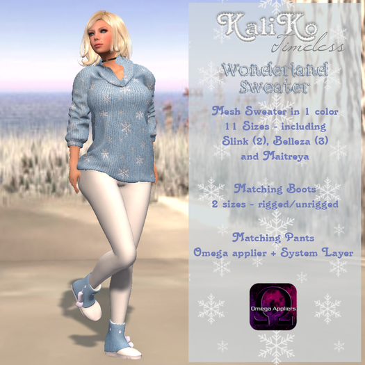 {KT}Wonderland Sweater BLUE (WEAR ME)