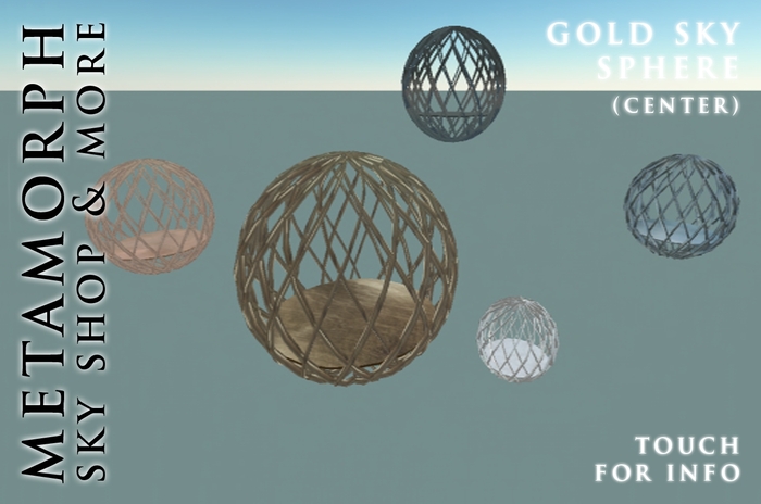 Metamorph Sky Sphere Gold