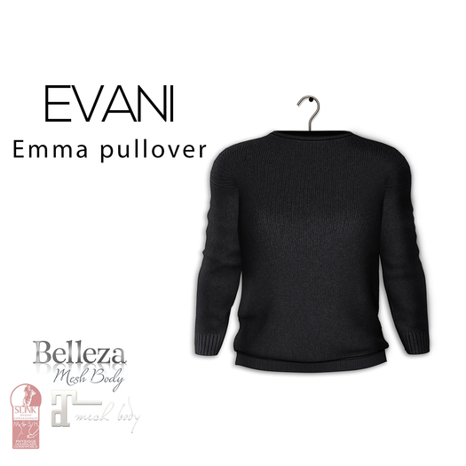 #EVANI-Emma pullover [Black]