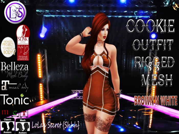 .~LS~COOK OUTIFT RIGGED MIESH {BROWN }
