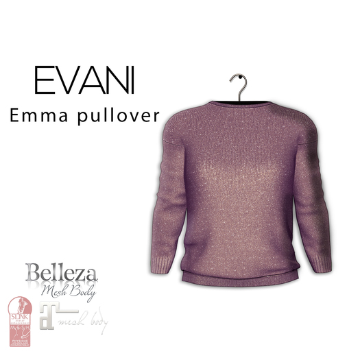 #EVANI-Emma pullover [Rose]