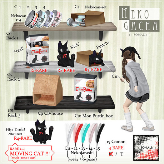 +S+ Neko-GACHA Rack2 C7