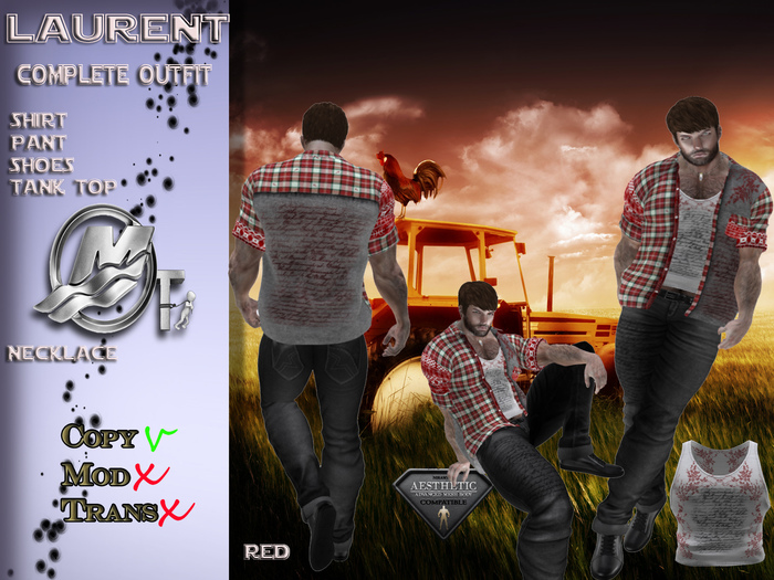 LAURENT Complete Outfit Red