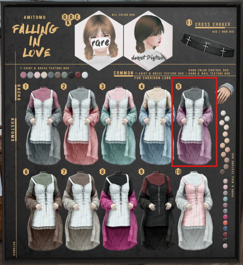 AMITOMO / Falling In Love GACHA / XS / 5