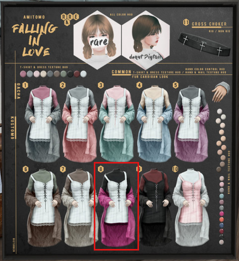 AMITOMO / Falling In Love GACHA / XS / 8